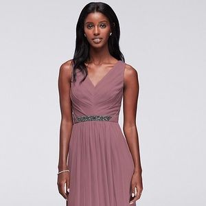 David's Bridal Bridesmaid Dress Quartz W11092